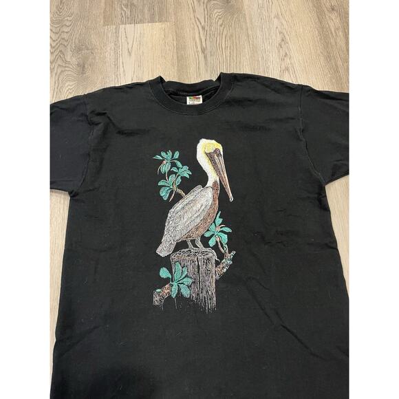 Lot of 2 Vintage Nature T-Shirt Size Large Y2K Alligator Pelican - Picture 9 of 14